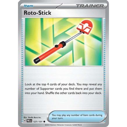 Roto-Stick 127 - SV Prismatic Evolutions Reverse Holofoil