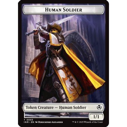 Human Soldier (0003) // Clue Double-Sided Token (INR-3 // 22) - Innistrad Remastered
