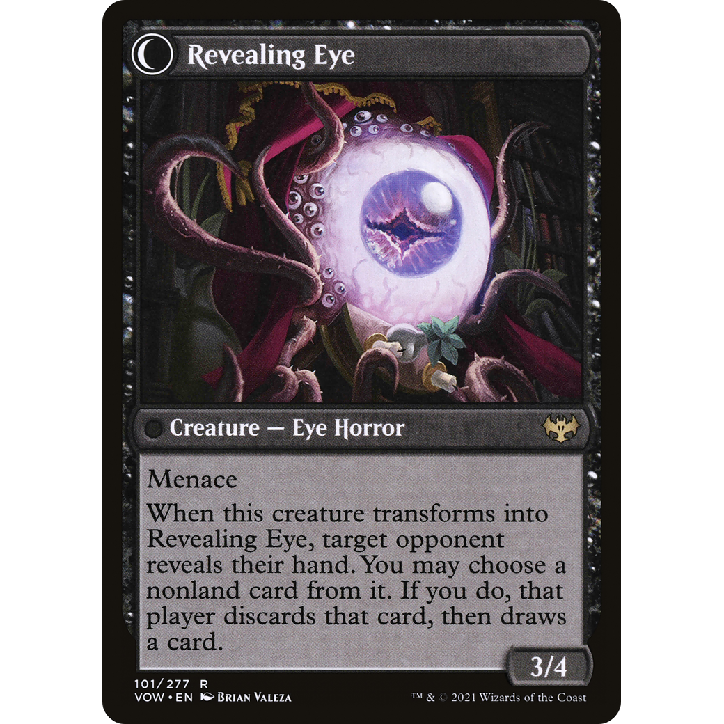 Concealing Curtains (VOW-101) - Innistrad: Crimson Vow: (Double Faced Transform)