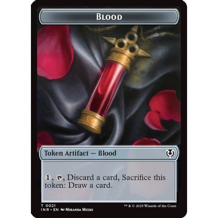Blood // Vampire (0007) Double-Sided Token (INR-21 // 7) - Innistrad Remastered