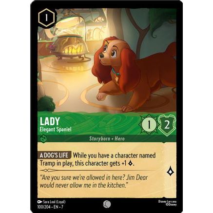 Lady - Elegant Spaniel (100/204) - Archazias Island