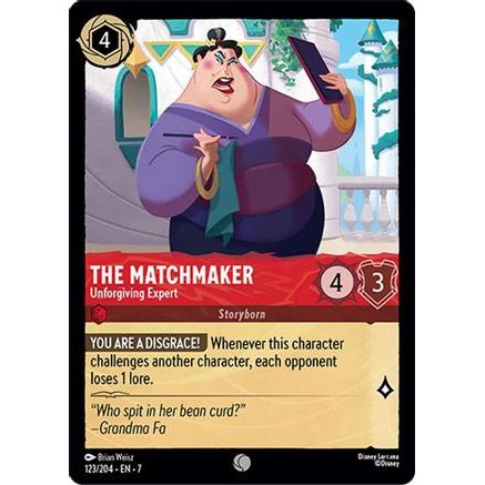 The Matchmaker - Unforgiving Expert (123/204) - Archazias Island Cold Foil