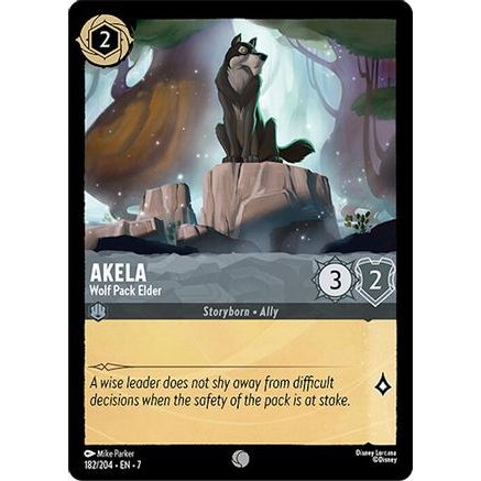 Akela - Wolf Pack Elder (182/204) - Archazias Island