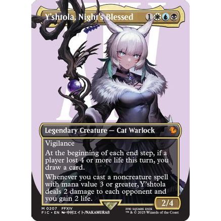 Y'shtola, Night's Blessed (Borderless) (FIC-207) - Commander: FINAL FANTASY Foil