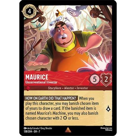 Maurice - Unconventional Inventor (138/204) - Archazias Island Cold Foil