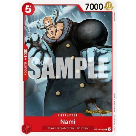 Nami (013) (OP10-013) - Royal Blood Release Event Cards