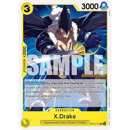 X.Drake (OP10-114) - Royal Blood Release Event Cards