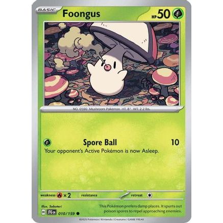 Foongus 10 - SV09 Journey Together Reverse Holofoil