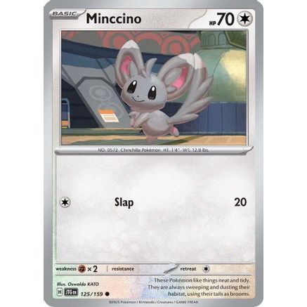 Minccino 125 - SV09 Journey Together Reverse Holofoil
