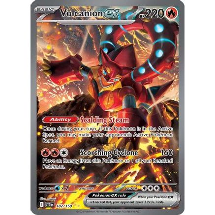 Volcanion ex - 182/159 182 - SV09 Journey Together Holofoil