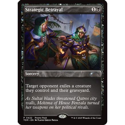 Strategic Betrayal (PPTDM-422) - Promo Pack: Tarkir: Dragonstorm