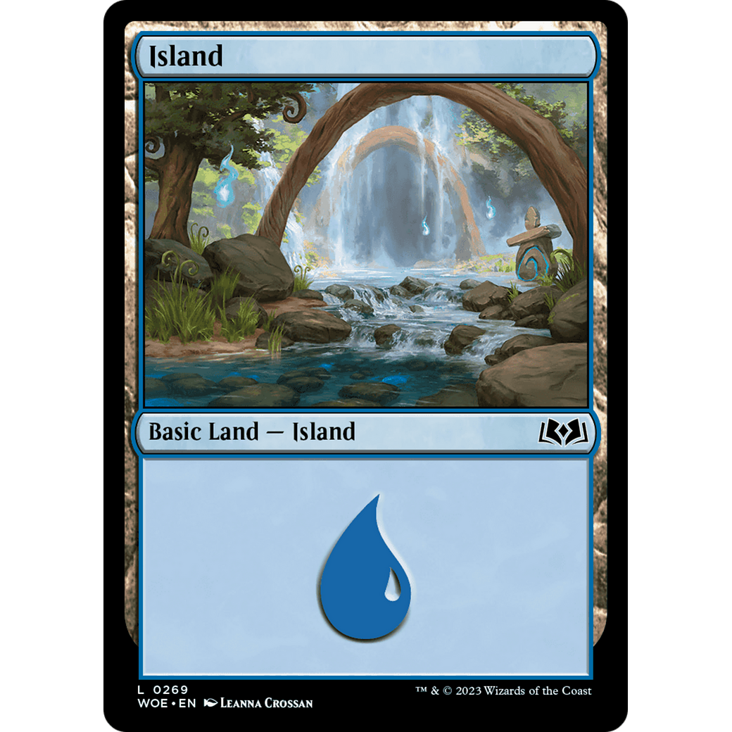 Island (WOE-269) - Wilds of Eldraine Foil