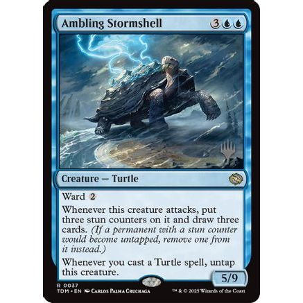 Ambling Stormshell (PPTDM-037) - Promo Pack: Tarkir: Dragonstorm