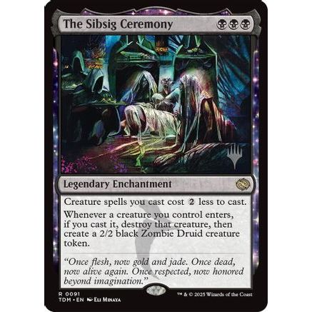 The Sibsig Ceremony (PPTDM-091) - Promo Pack: Tarkir: Dragonstorm Foil