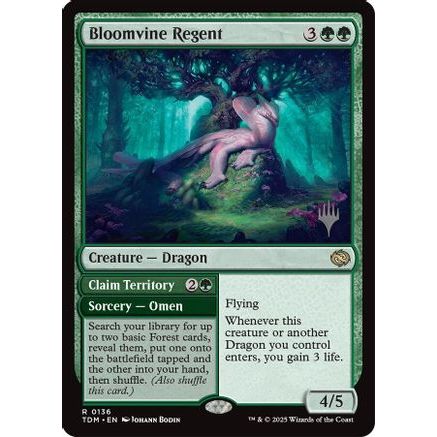 Bloomvine Regent (PPTDM-136) - Promo Pack: Tarkir: Dragonstorm Foil
