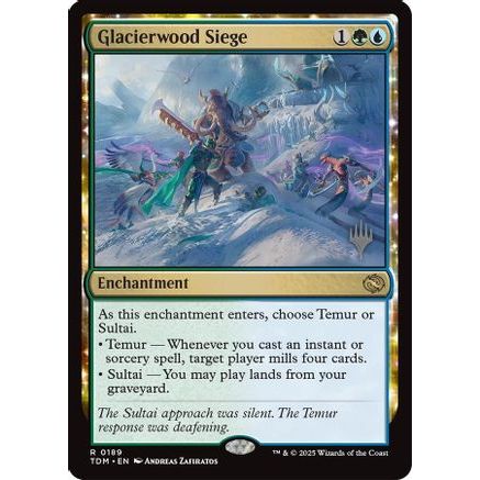 Glacierwood Siege (PPTDM-189) - Promo Pack: Tarkir: Dragonstorm Foil