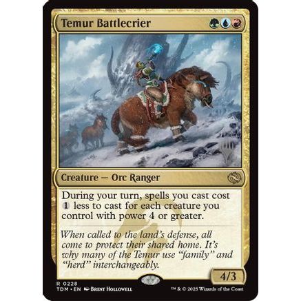 Temur Battlecrier (PPTDM-228) - Promo Pack: Tarkir: Dragonstorm Foil