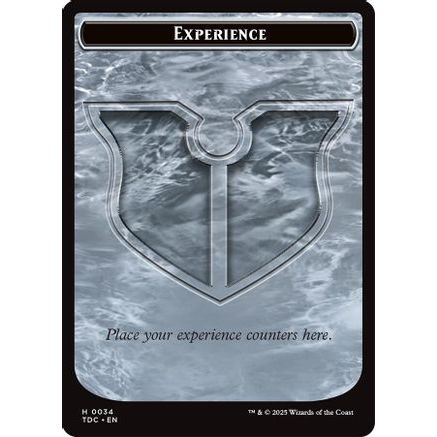 Experience // Treasure Double-Sided Token (TDC-34 // 16) - Commander: Tarkir: Dragonstorm