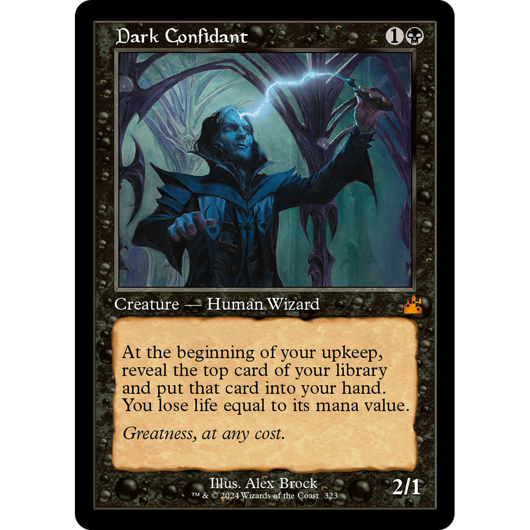 Dark Confidant (RVR-323) - Ravnica Remastered Foil