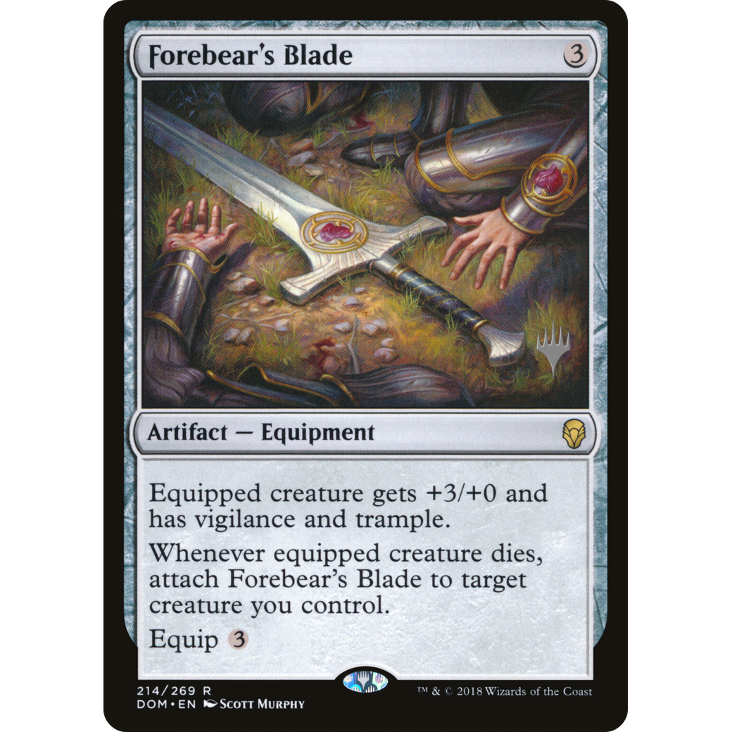 Forebear's Blade (PPM20-214) - Dominaria Promos