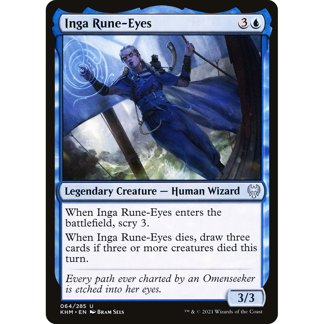 Inga Rune-Eyes (KHM-064) - Kaldheim Foil