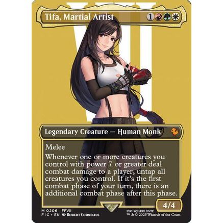 Tifa, Martial Artist (Borderless) (FIC-206) - Commander: FINAL FANTASY