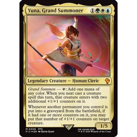 Yuna, Grand Summoner (FIC-008) - Commander: FINAL FANTASY Foil