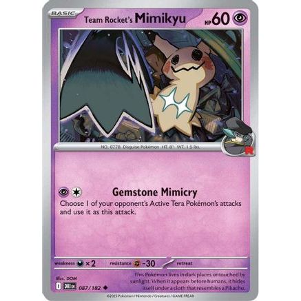 Team Rocket's Mimikyu 87 - SV10 Destined Rivals