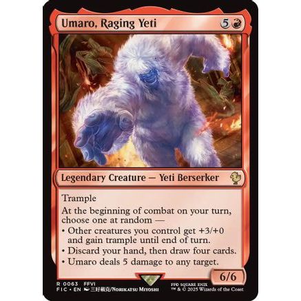 Umaro, Raging Yeti (FIC-063) - Commander: FINAL FANTASY