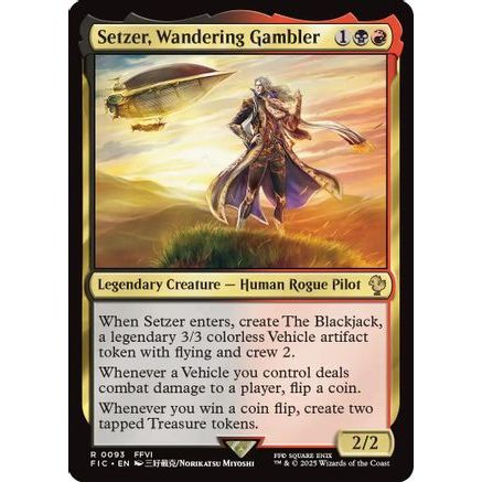 Setzer, Wandering Gambler (FIC-093) - Commander: FINAL FANTASY