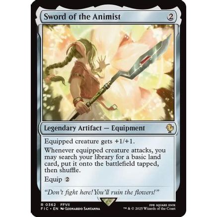 Sword of the Animist (FIC-362) - Commander: FINAL FANTASY
