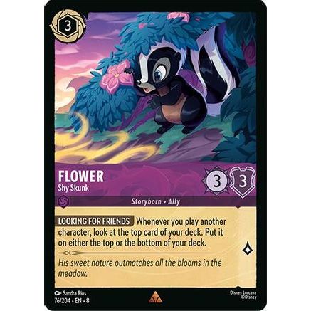 Flower - Shy Skunk (76/204) - Reign of Jafar Cold Foil