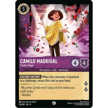 Camilo Madrigal - Center Stage (75/204) - Reign of Jafar Cold Foil