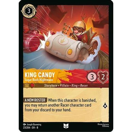 King Candy - Sugar Rush Nightmare (23/204) - Reign of Jafar Cold Foil