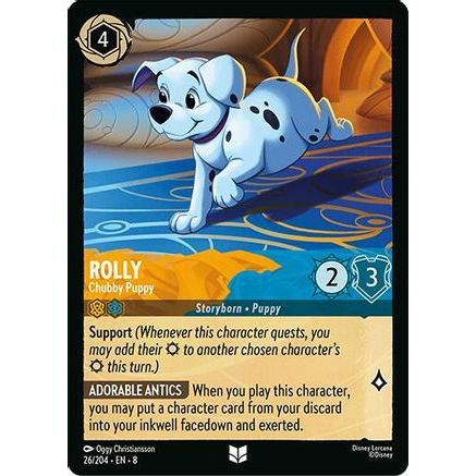 Rolly - Chubby Puppy (26/204) - Reign of Jafar Cold Foil