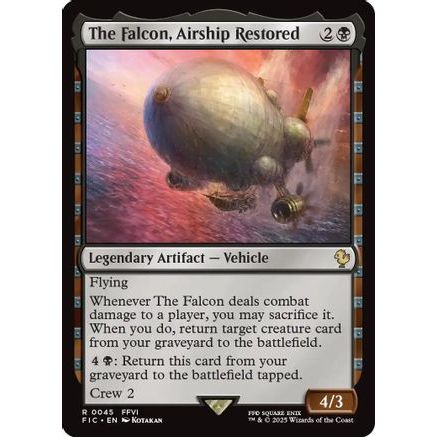 The Falcon, Airship Restored (FIC-045) - Commander: FINAL FANTASY