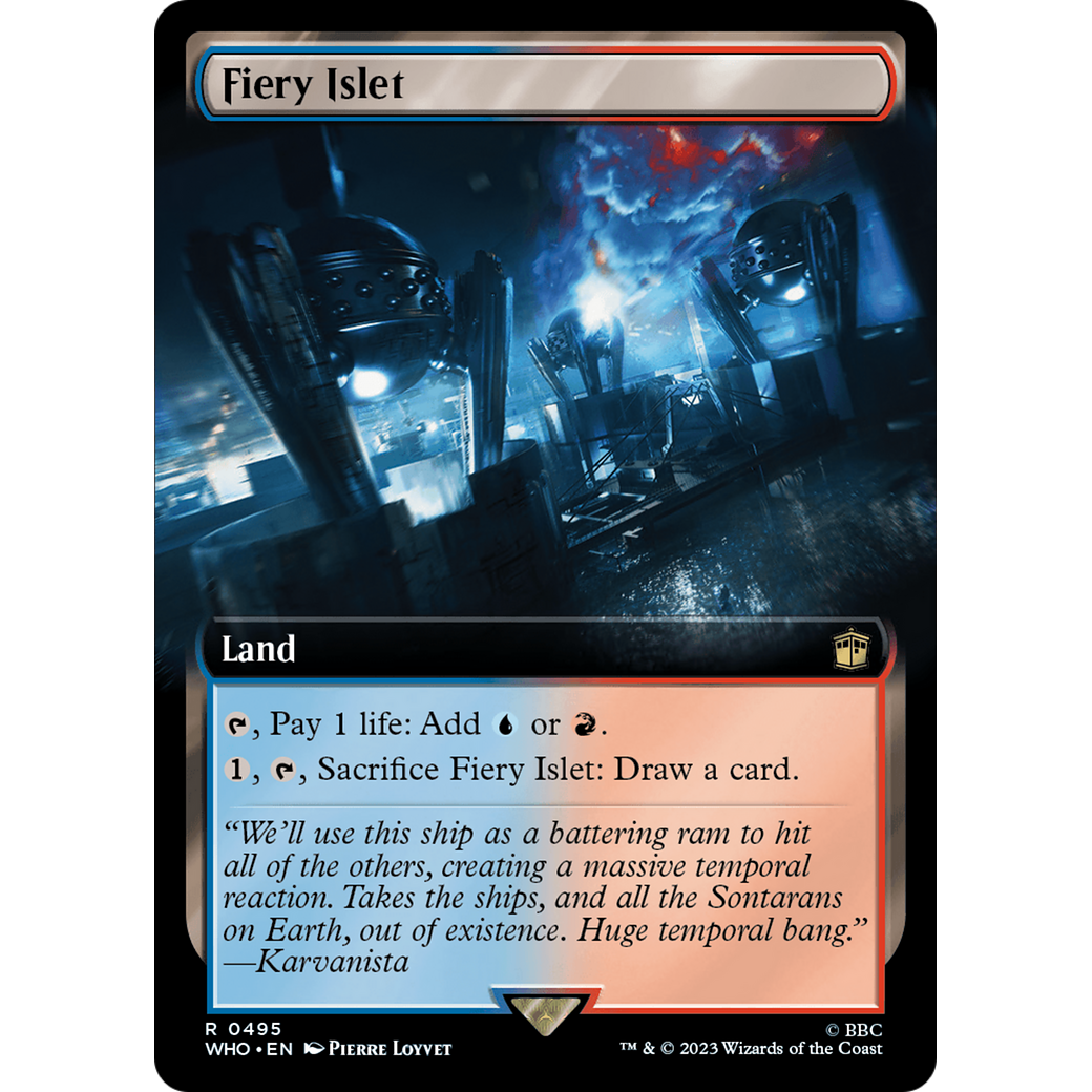 Fiery Islet (Extended Art) (WHO-495) - Doctor Who: (Extended Art)