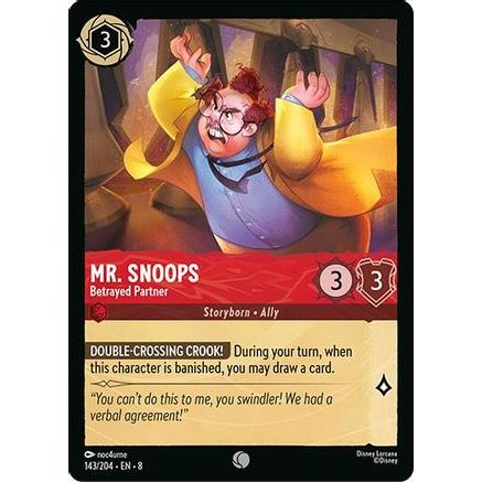 Mr. Snoops - Betrayed Partner (143/204) - Reign of Jafar Cold Foil