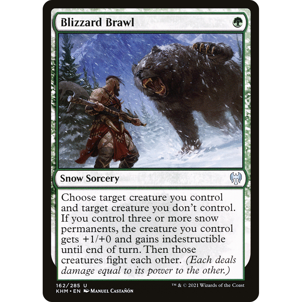 Blizzard Brawl (KHM-162) - Kaldheim: (snow)