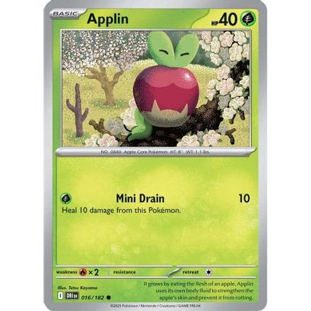 Applin 16 - SV10 Destined Rivals Reverse Holofoil