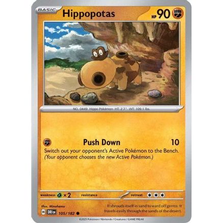 Hippopotas 105 - SV10 Destined Rivals
