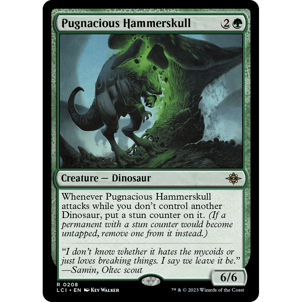 Pugnacious Hammerskull (LCI-208) - The Lost Caverns of Ixalan Foil