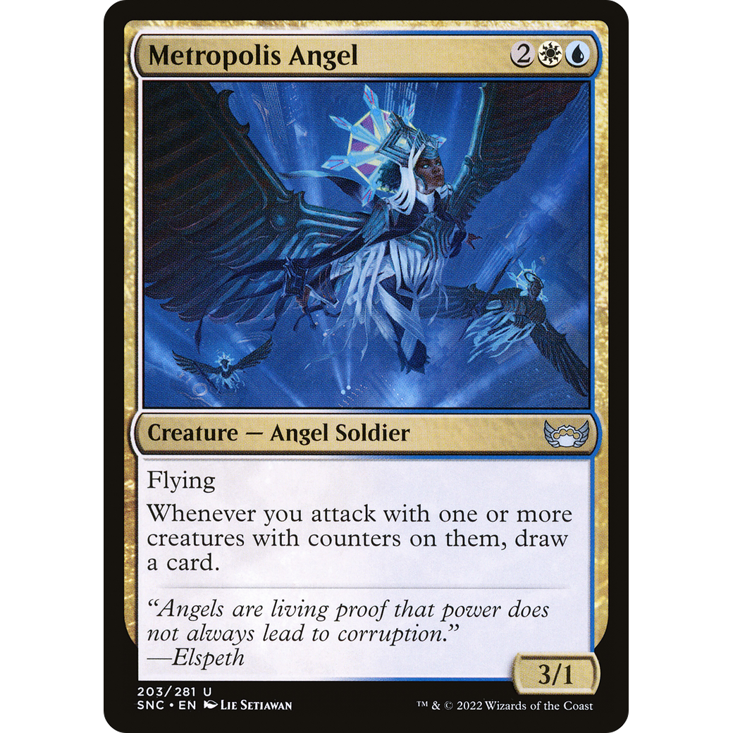 Metropolis Angel (SNC-203) - Streets of New Capenna Foil