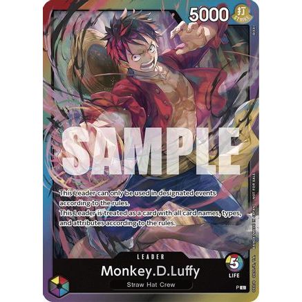 Monkey.D.Luffy (Release Event Leader) (P) - One Piece Promotion Cards