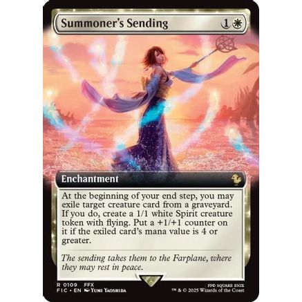 Summoner's Sending (Extended Art) (FIC-109) - Commander: FINAL FANTASY Foil