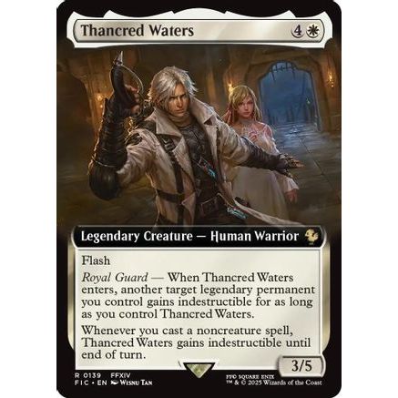 Thancred Waters (Extended Art) (FIC-139) - Commander: FINAL FANTASY