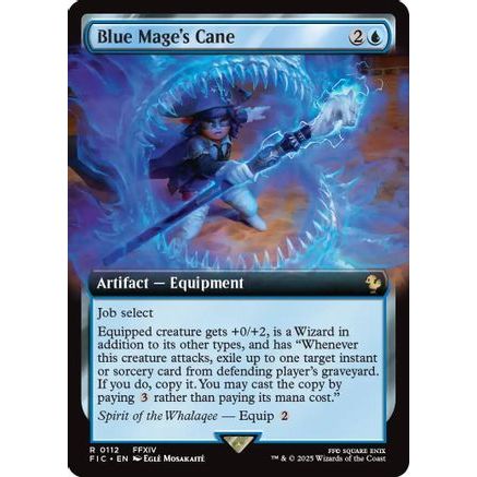 Blue Mage's Cane (Extended Art) (FIC-112) - Commander: FINAL FANTASY Foil