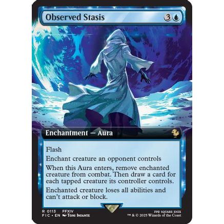 Observed Stasis (Extended Art) (FIC-113) - Commander: FINAL FANTASY