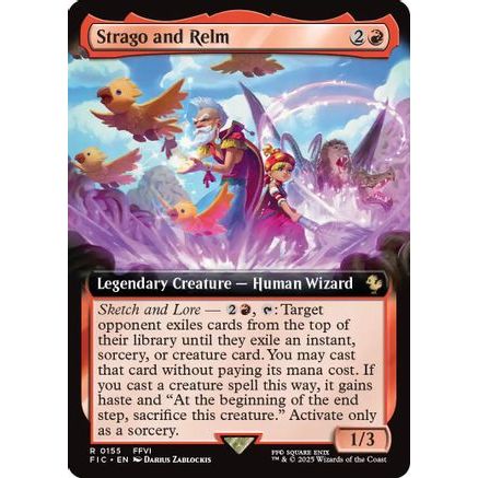 Strago and Relm (Extended Art) (FIC-155) - Commander: FINAL FANTASY Foil