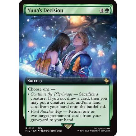 Yuna's Decision (Extended Art) (FIC-125) - Commander: FINAL FANTASY Foil